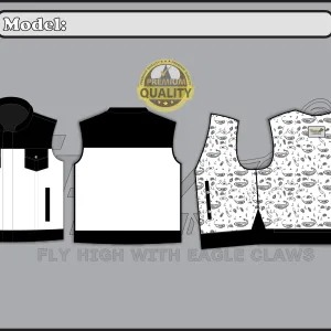 Motorbike Leather Vests (TPR-MLV-0012)